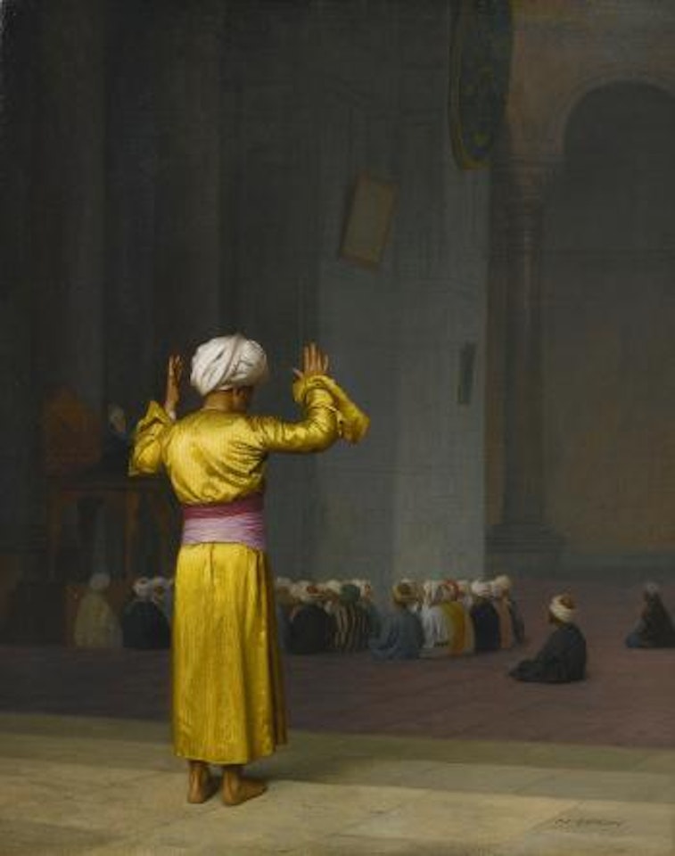 Prière dans la mosquée by Jean Léon Gérome