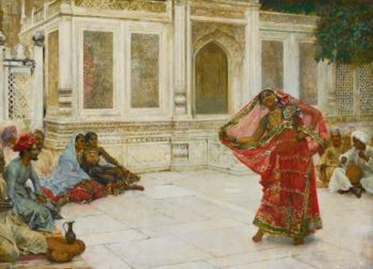 Dancing girl, India by Edwin Lord Weeks