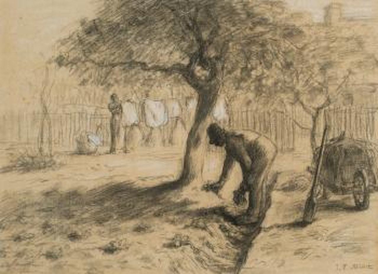 Le jardinage by Jean-François Millet