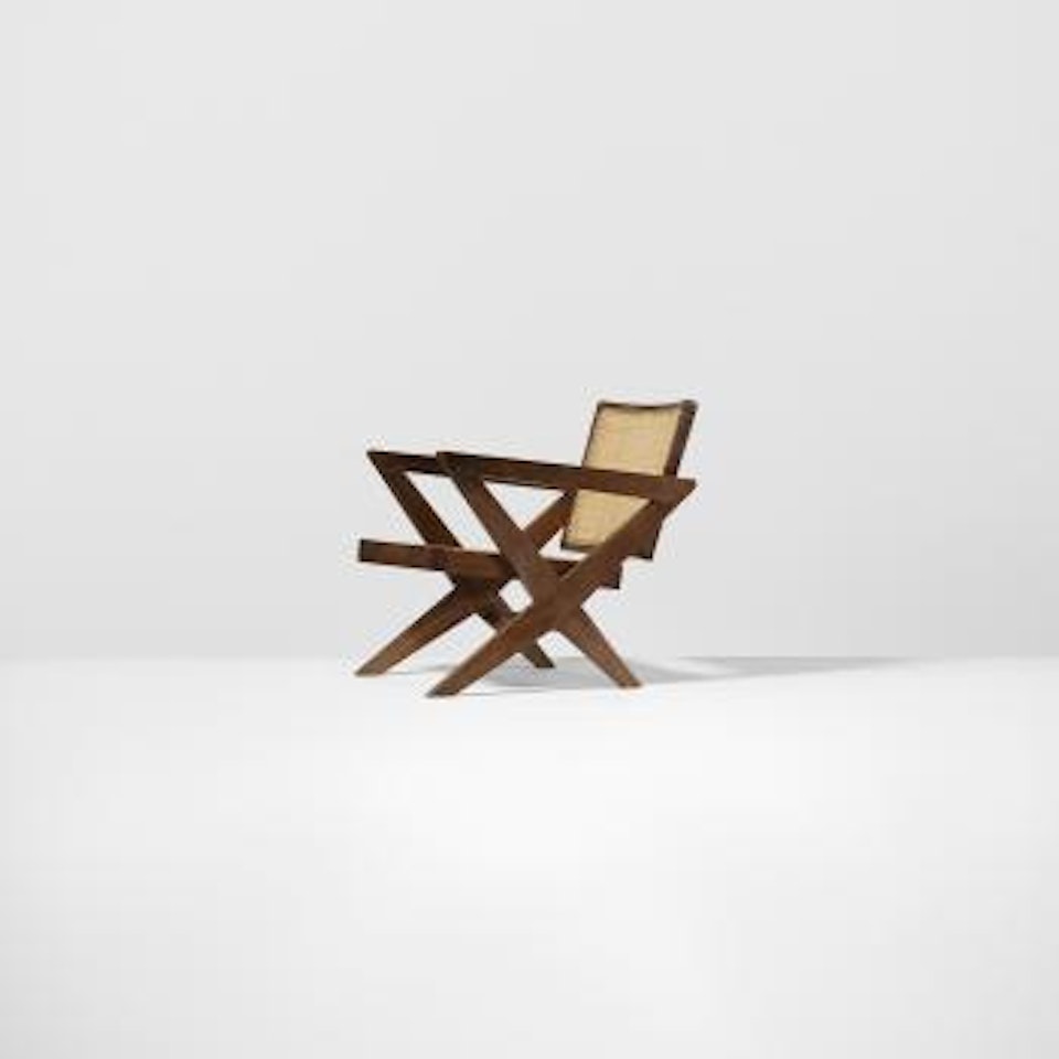 Lounge chair from the M.L.A Flats Building, Chandigarh by Pierre Jeanneret