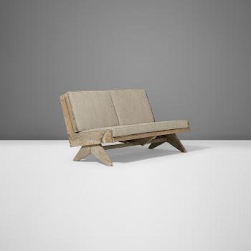 Rare sofa from Chandigarh by Pierre Jeanneret