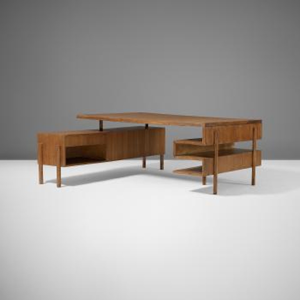 Administrative desk from the High Court, Chandigarh by Pierre Jeanneret