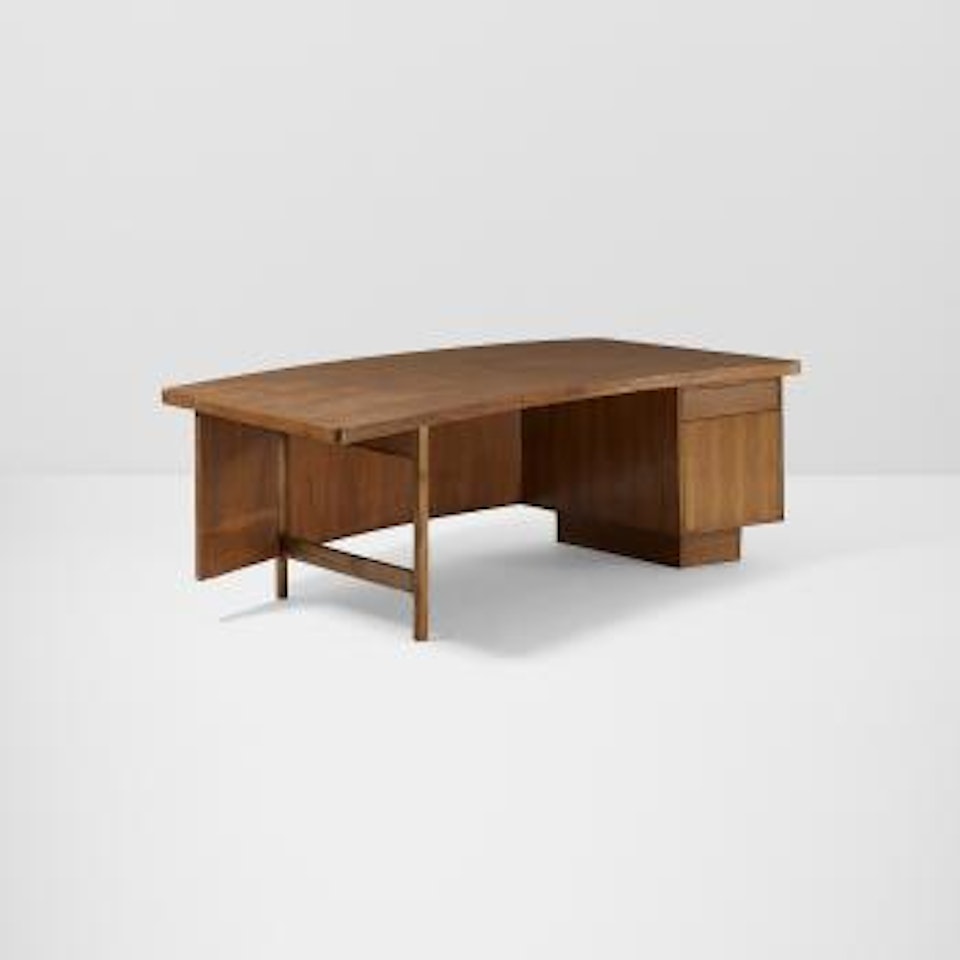Rare Senior Officer's desk from the High Court, Chandigarh by Pierre Jeanneret