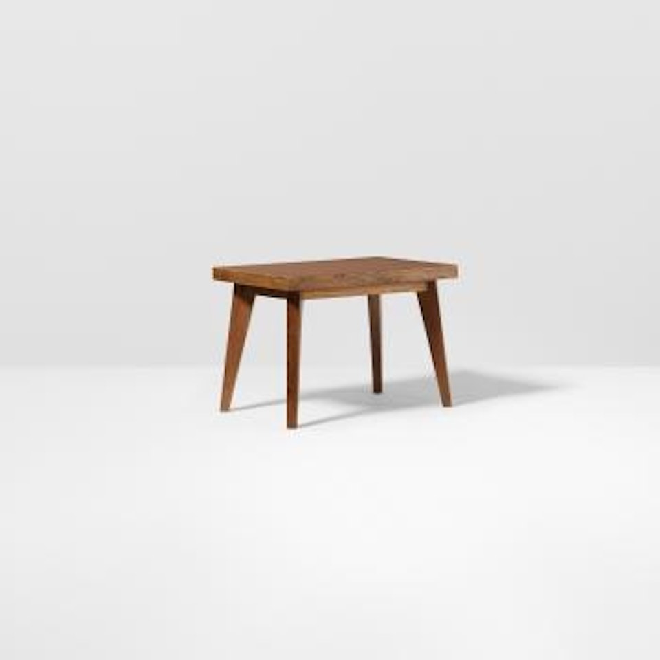 Small table from the Judge's deliberation chamber of the High Court, Chandigarh by Pierre Jeanneret