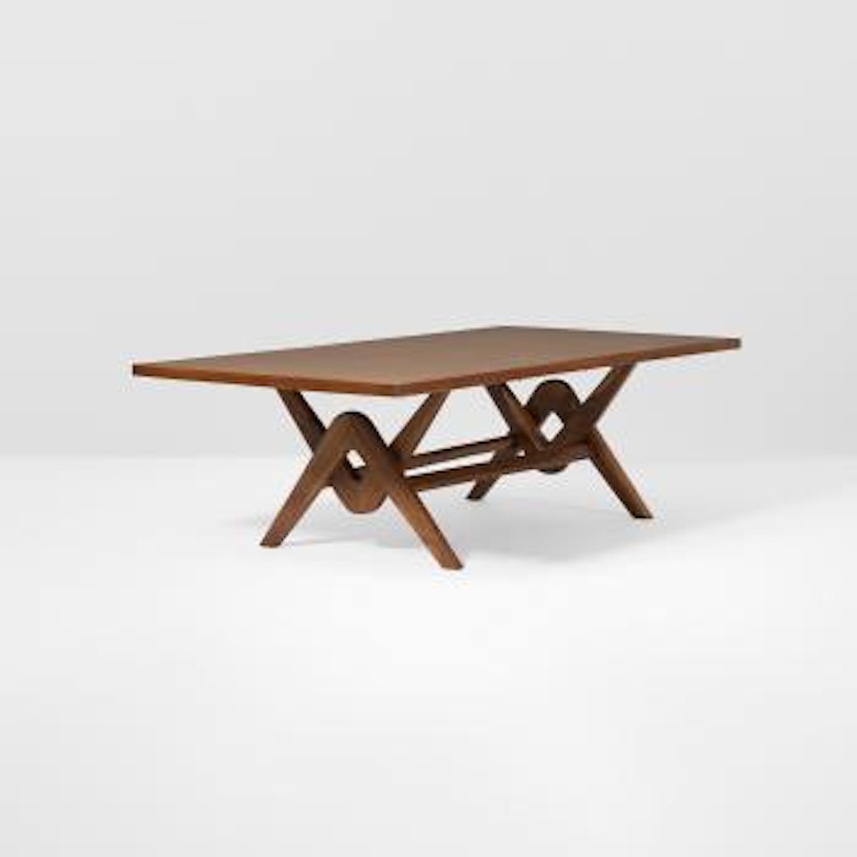 Committee conference table from Chandigarh by Le Corbusier by Pierre Jeanneret