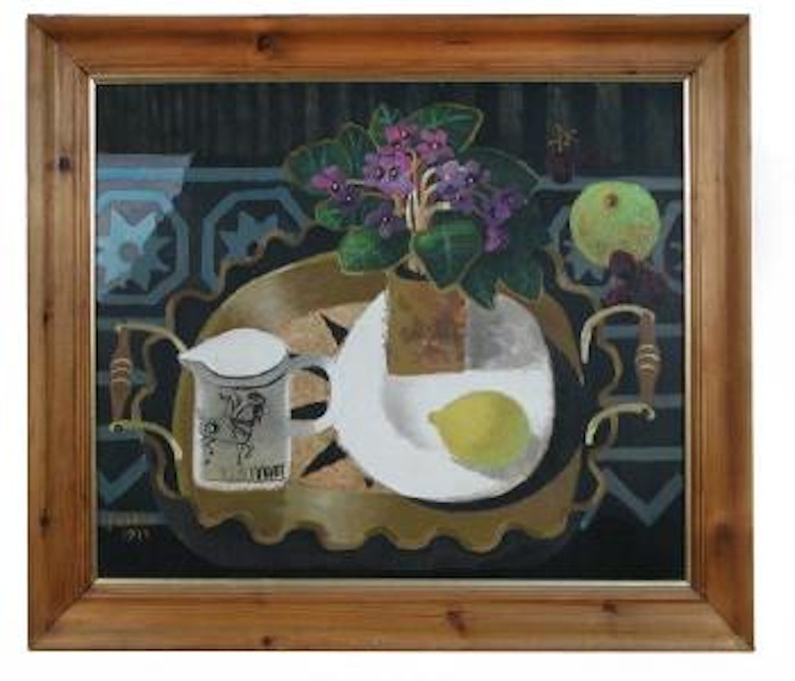 African Violets by Mary Fedden