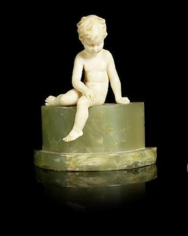 A figure of a Boy by Ferdinand Preiss