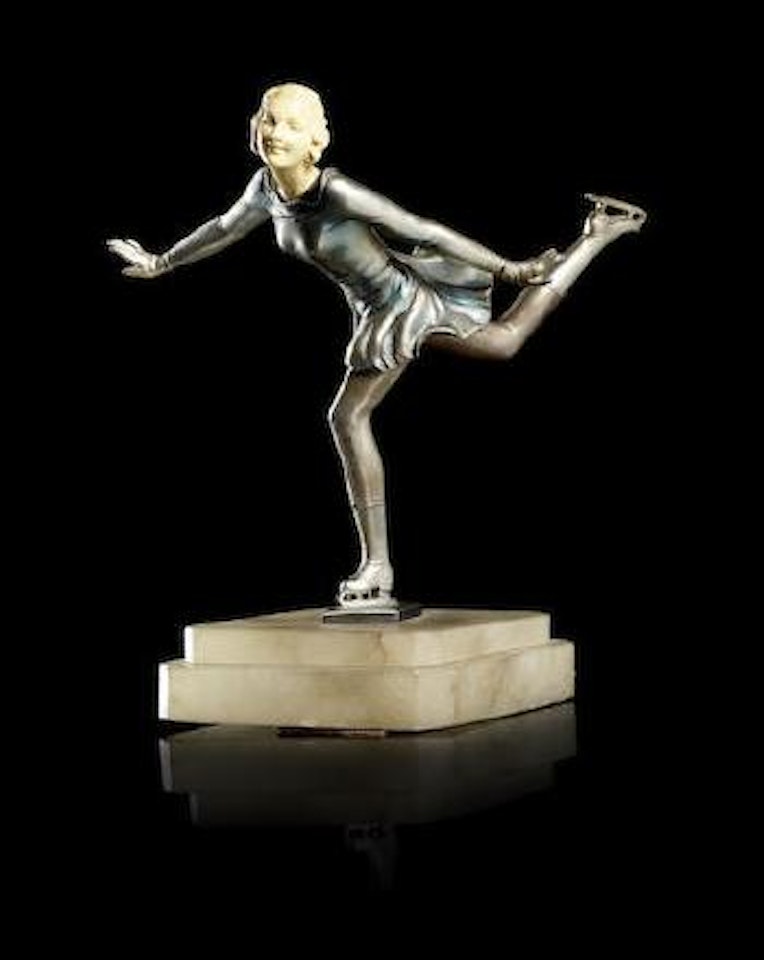 Model of a Skater by Josef Lorenzl