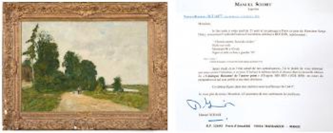 Chemin animé, bord de rivière by Eugène Boudin