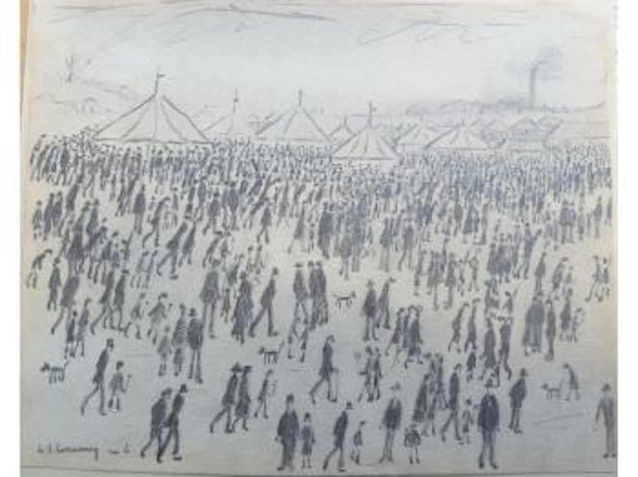Daisy Nook by Laurence Stephen Lowry