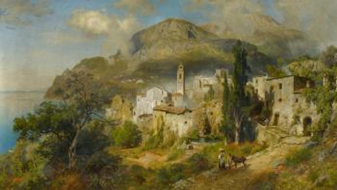 On Capri by August Wilhelm Leu