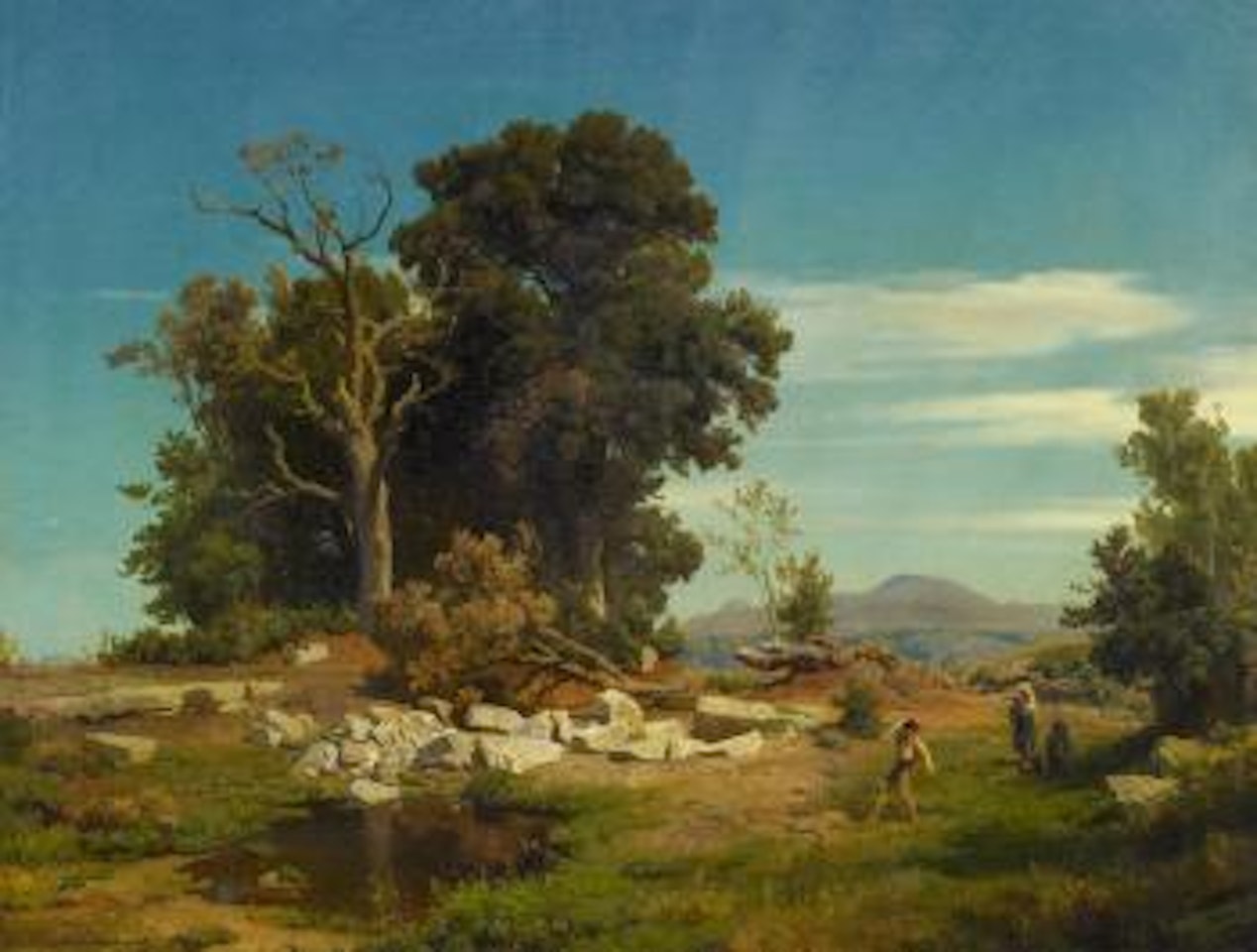 In the Alban hills by Oswald Achenbach