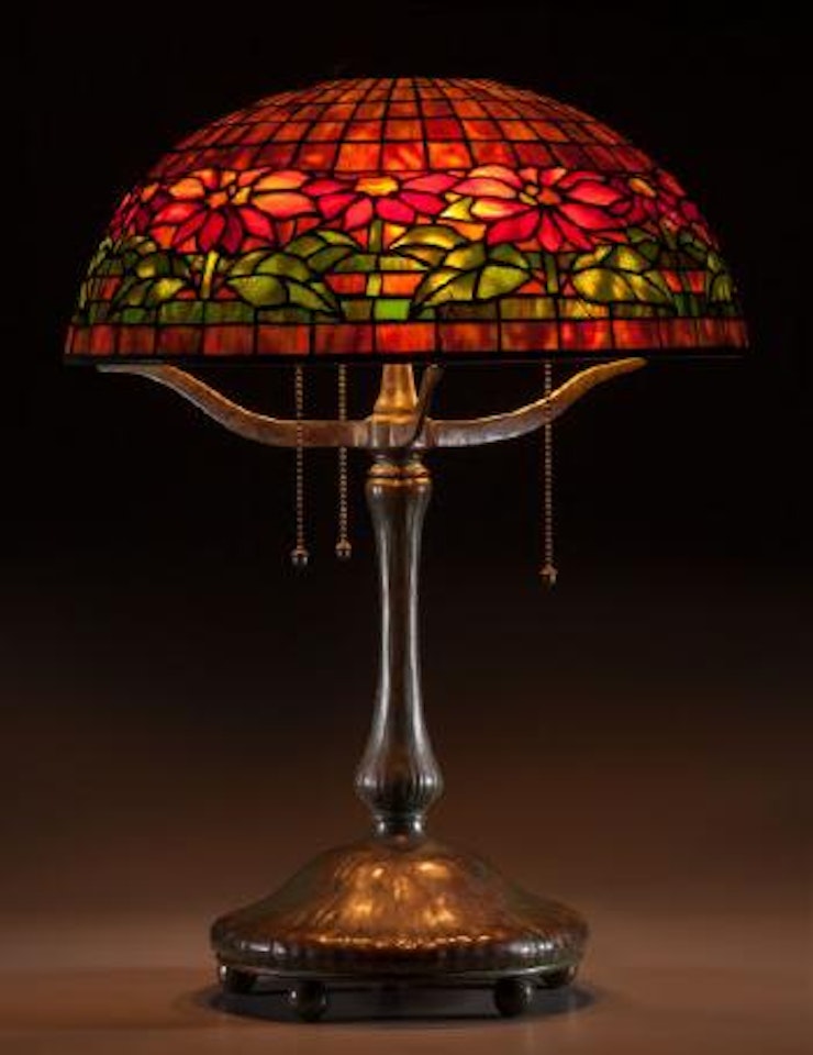A Woodbine Table Lamp by Tiffany Studios