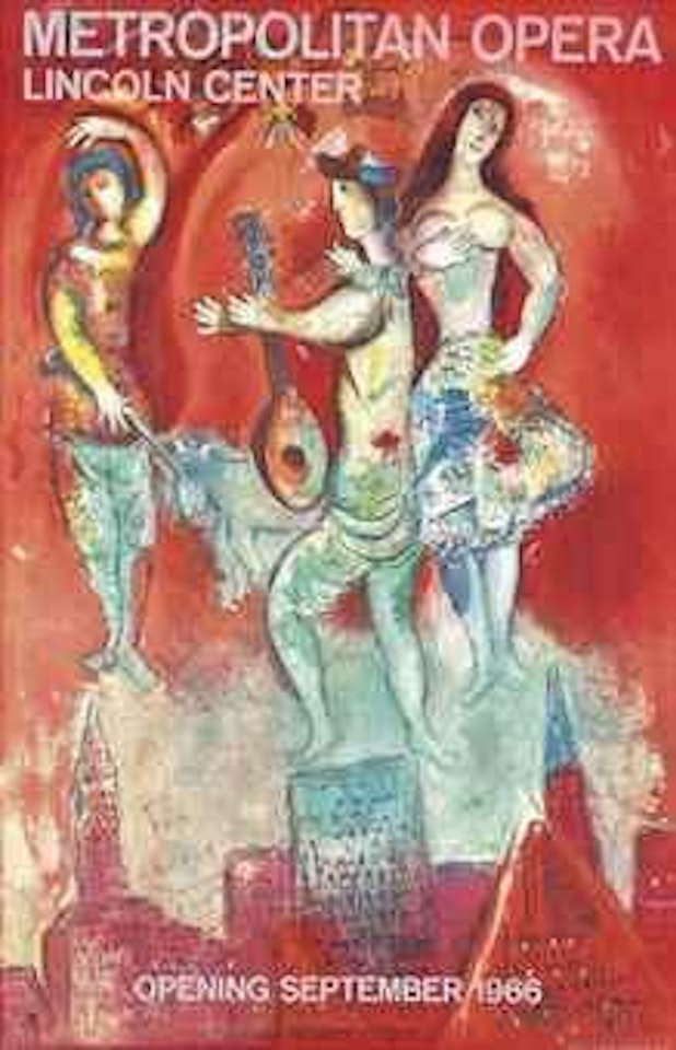 Metropolitan Opera, Carmen by Marc Chagall