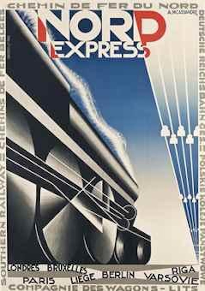 Nord Express by Cassandre (Adolphe Jean-Marie Mouron)
