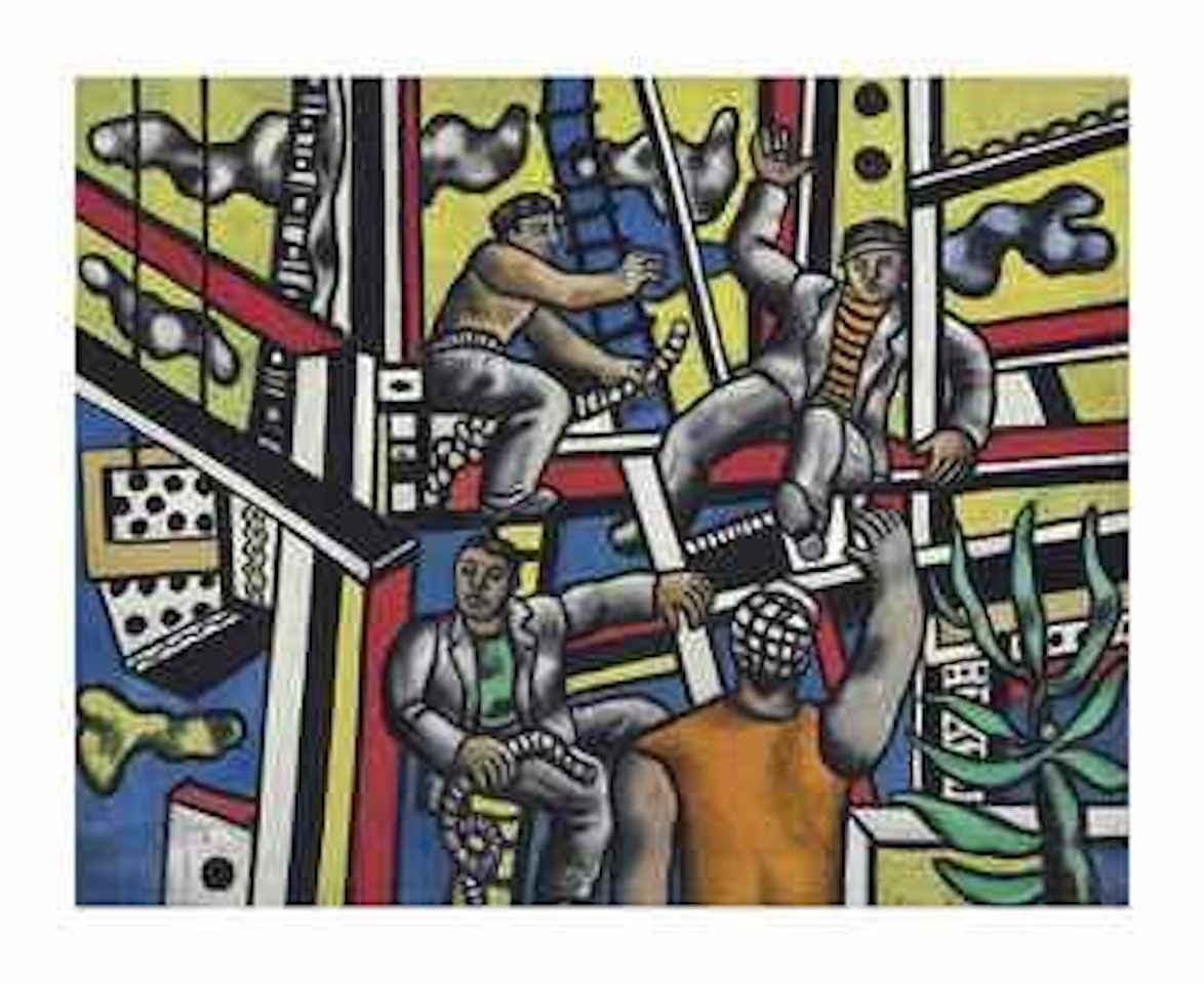 Les constructeurs avec arbre by Fernand Leger