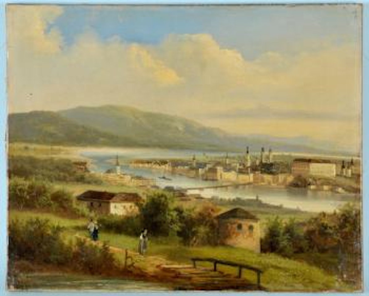 Linz an der Donau by Carl Spitzweg
