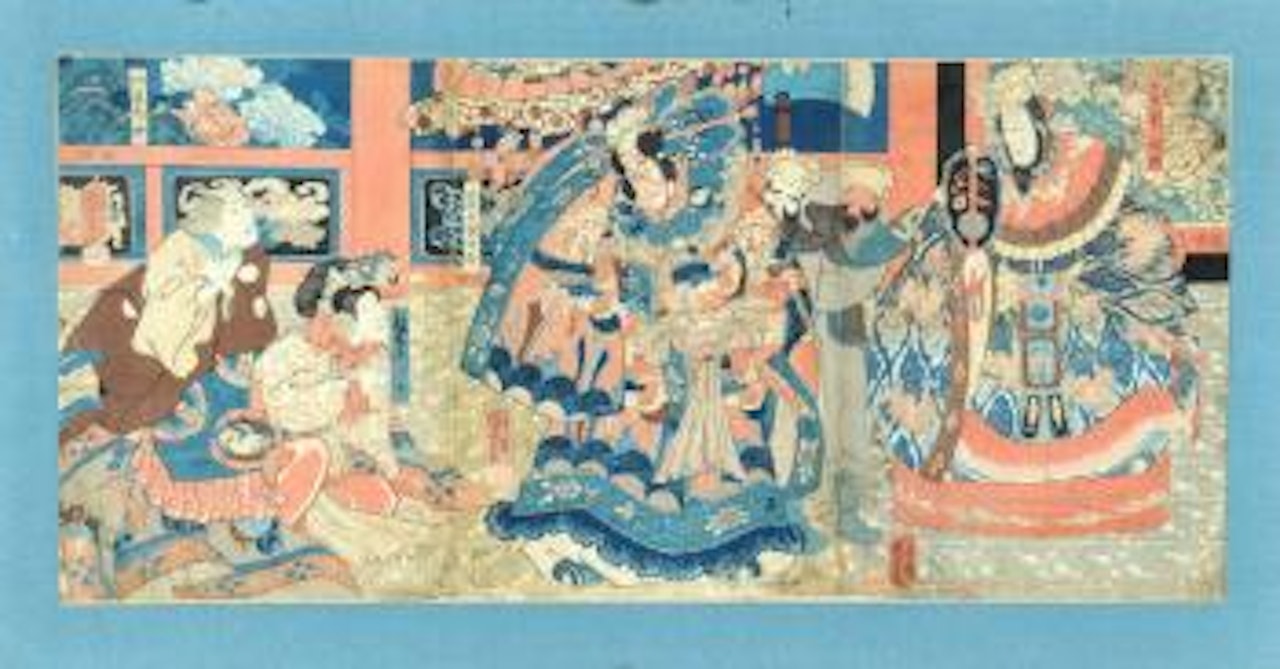 Schauspielszene by Utagawa Kuniyoshi
