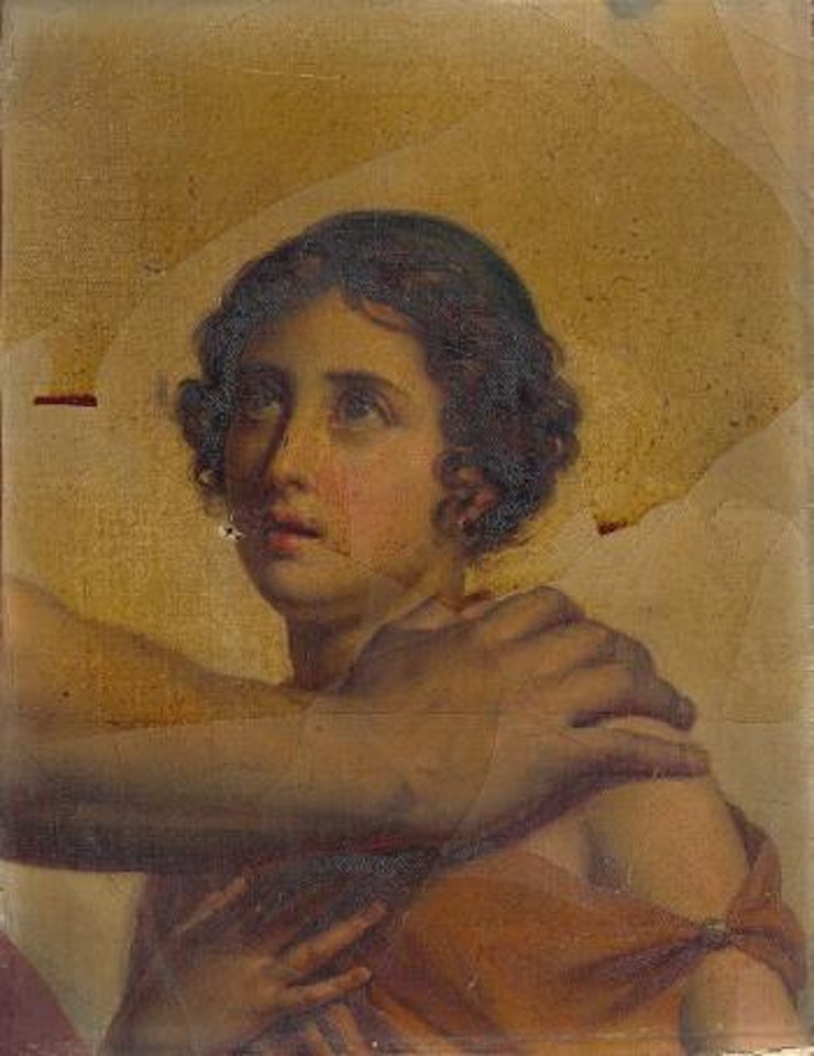 La fille du berger Glaucus, fragment de l’Homère by François Gérard