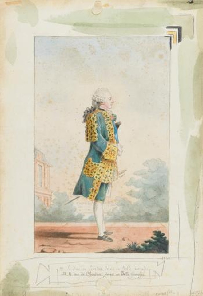 Le duc de Chartres en habit de Villers-Cotterêts by Louis Carrogis Carmontelle