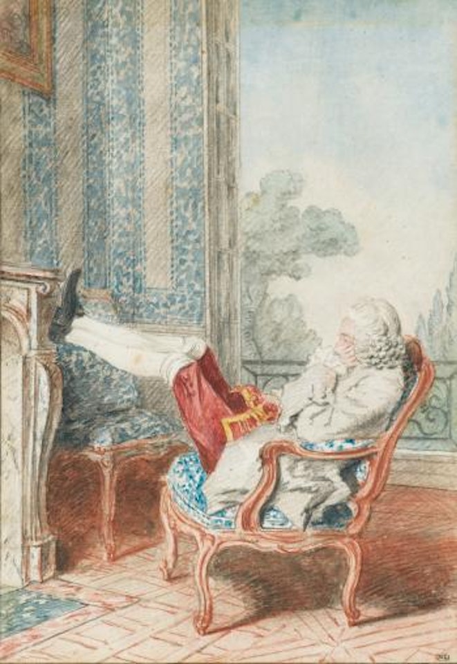 Monsieur de Mornay, gouverneur de Saint Cloud by Louis Carrogis Carmontelle