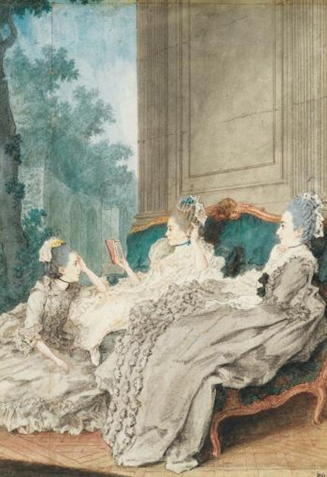 Mesdames de Blot, d'Egmont et de Brionne by Louis Carrogis Carmontelle