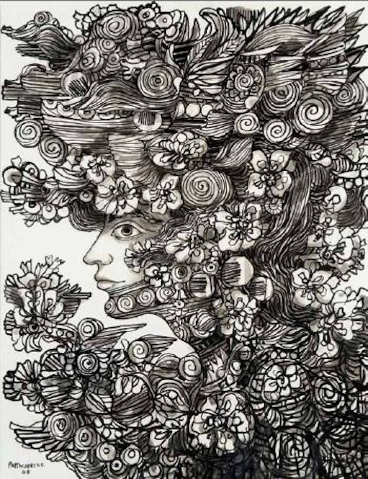 Mujer Ornamentada by René Portocarrero