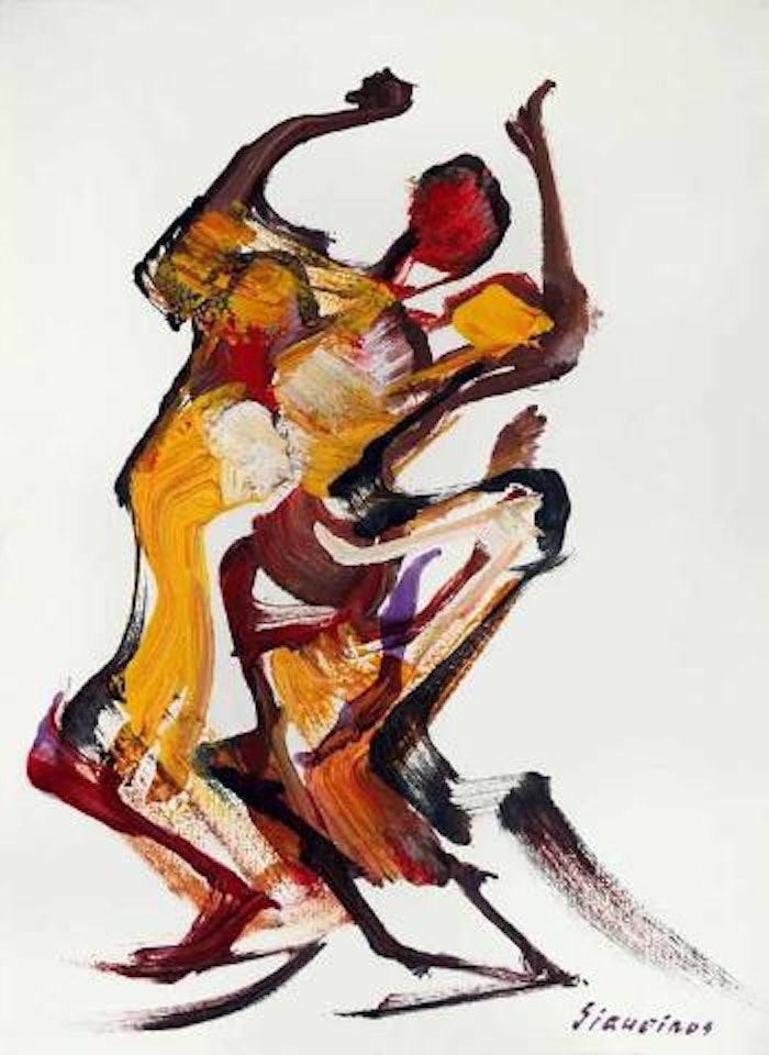 Los Payasos by David Alfaro Siqueiros