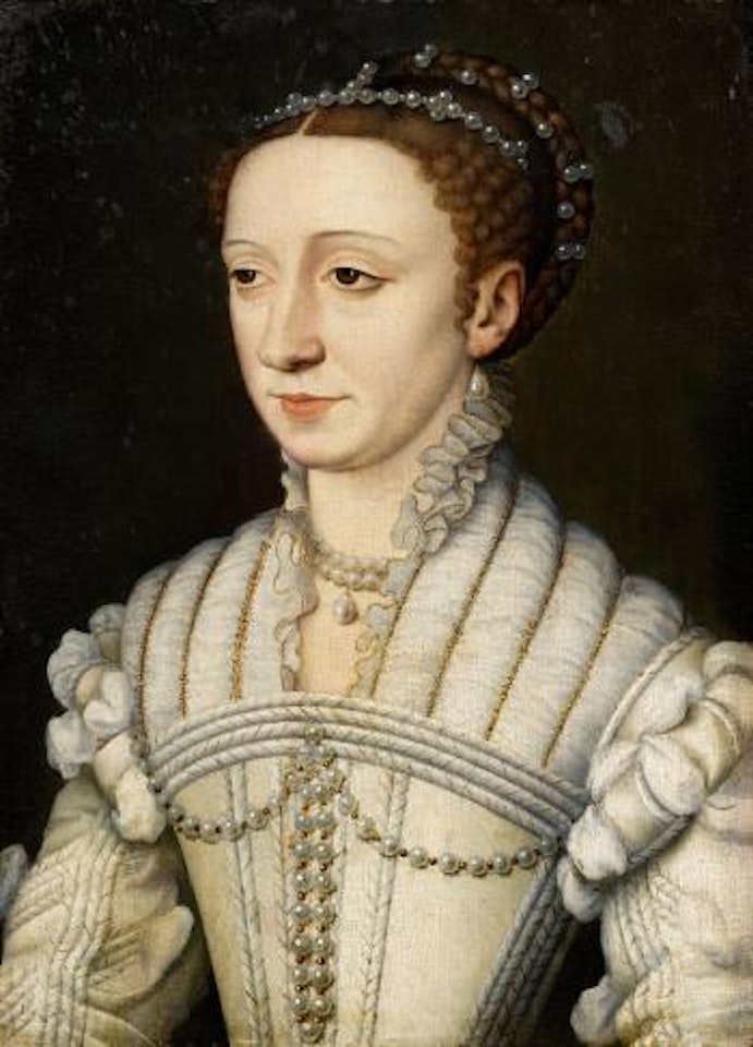 Portrait of Margaret of France by Attributed to Francois Clouet