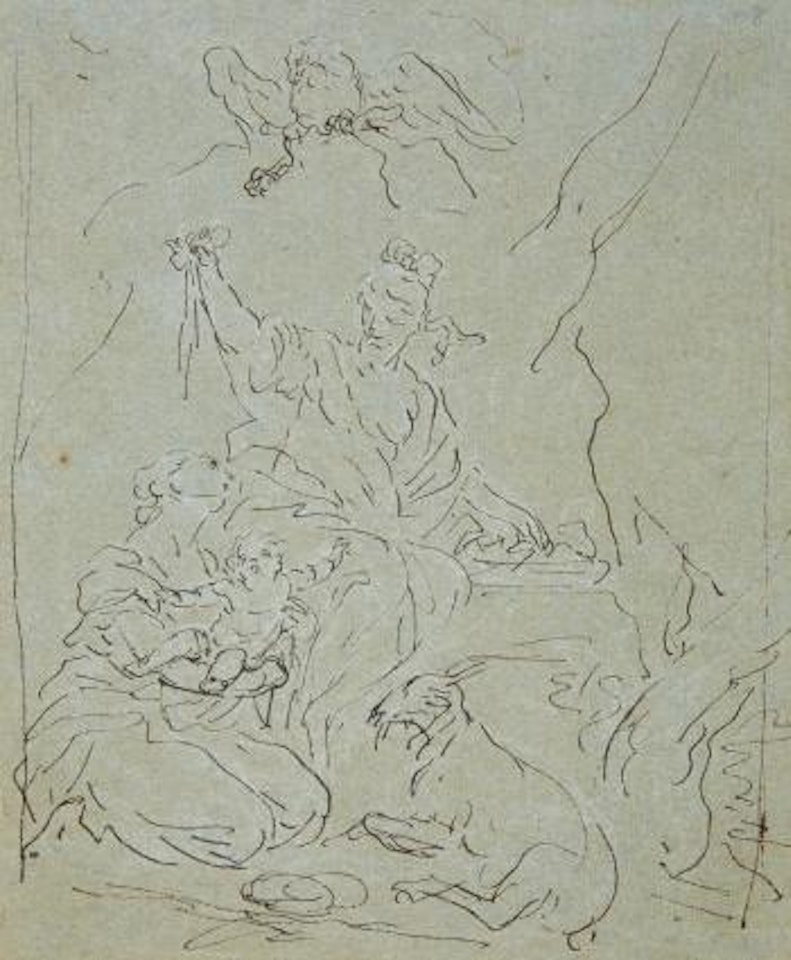 Scene from Ovid's Metamorphoses by Giovanni Antonio Pellegrini