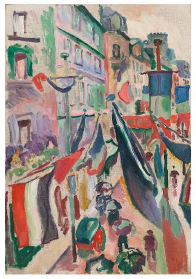 Rue Pavoisée Au Havre by Raoul Dufy