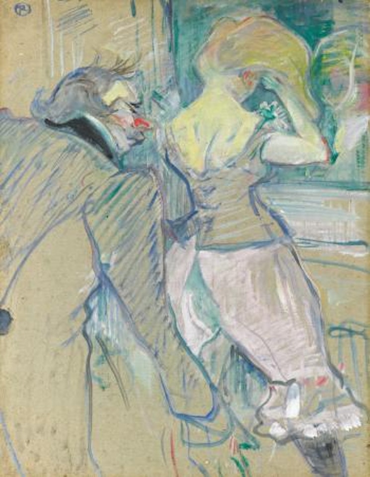 À Armenonville, En Cabinet Particulier by Henri de Toulouse-Lautrec