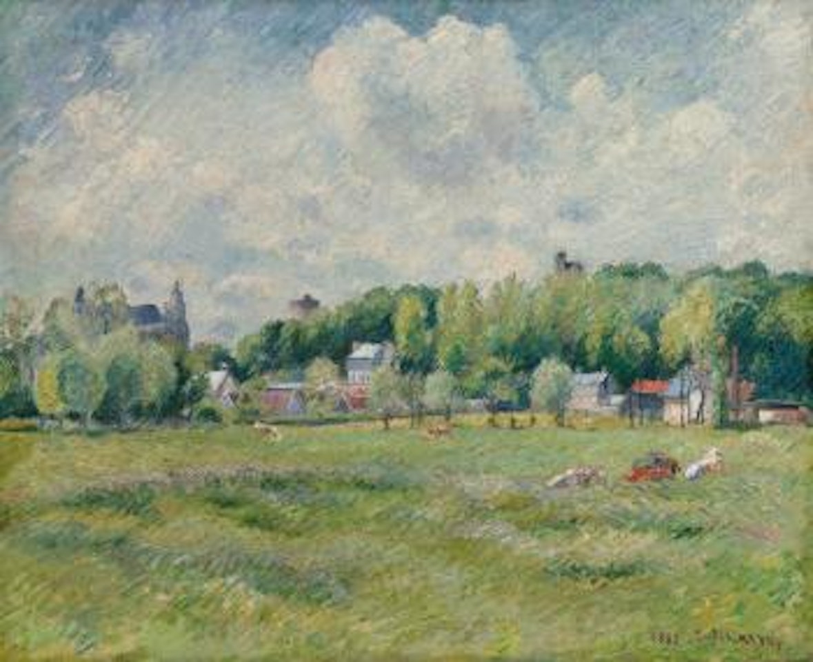 Prairies À Gisors by Camille Pissarro