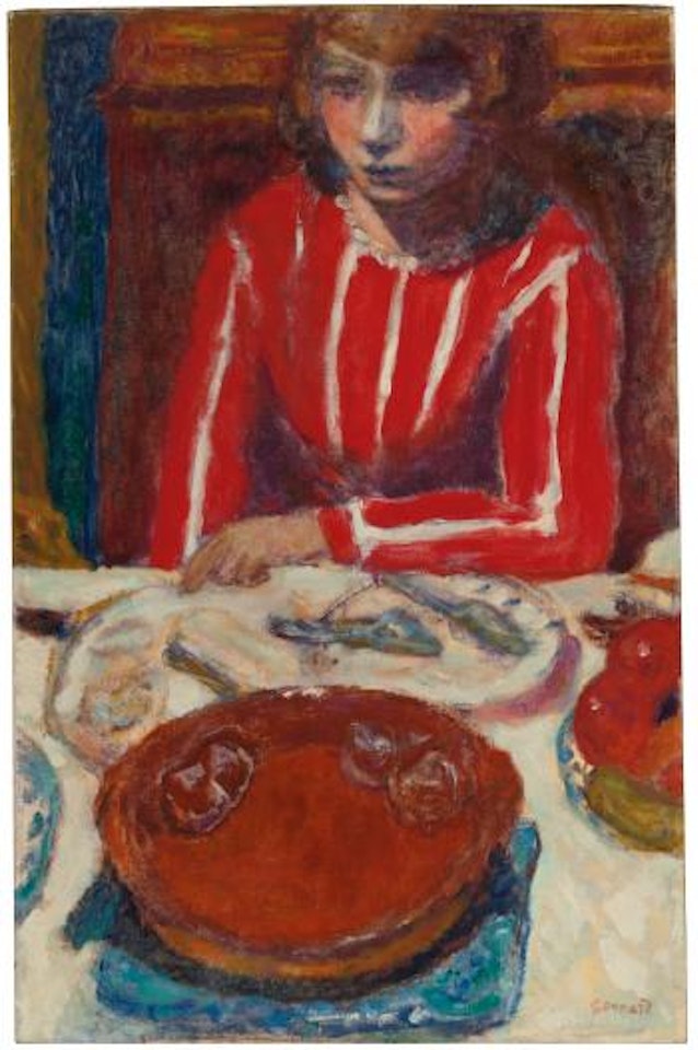 Femme À Table by Pierre Bonnard