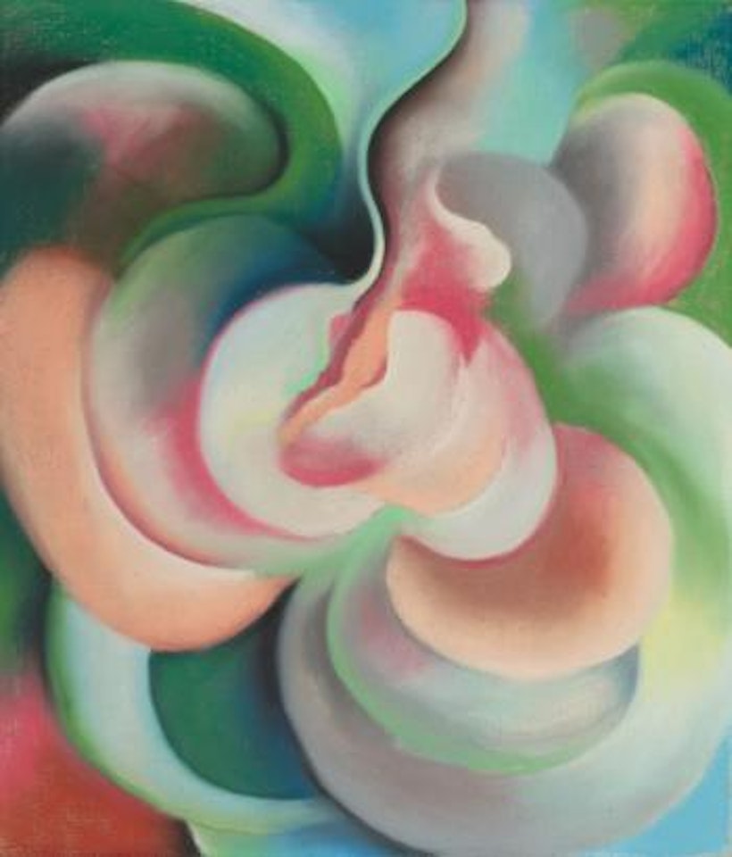 Pink and Green (Pink Pastelle) by Georgia O'Keeffe