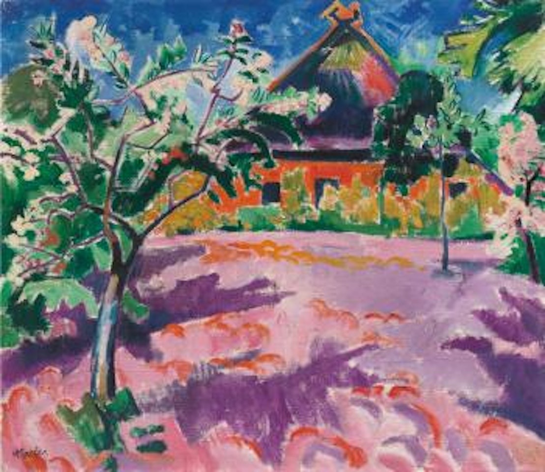 Frühlingsblüte by Max Pechstein