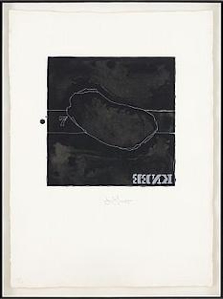 Casts from Untitled: Knee - Black State by Jasper Johns