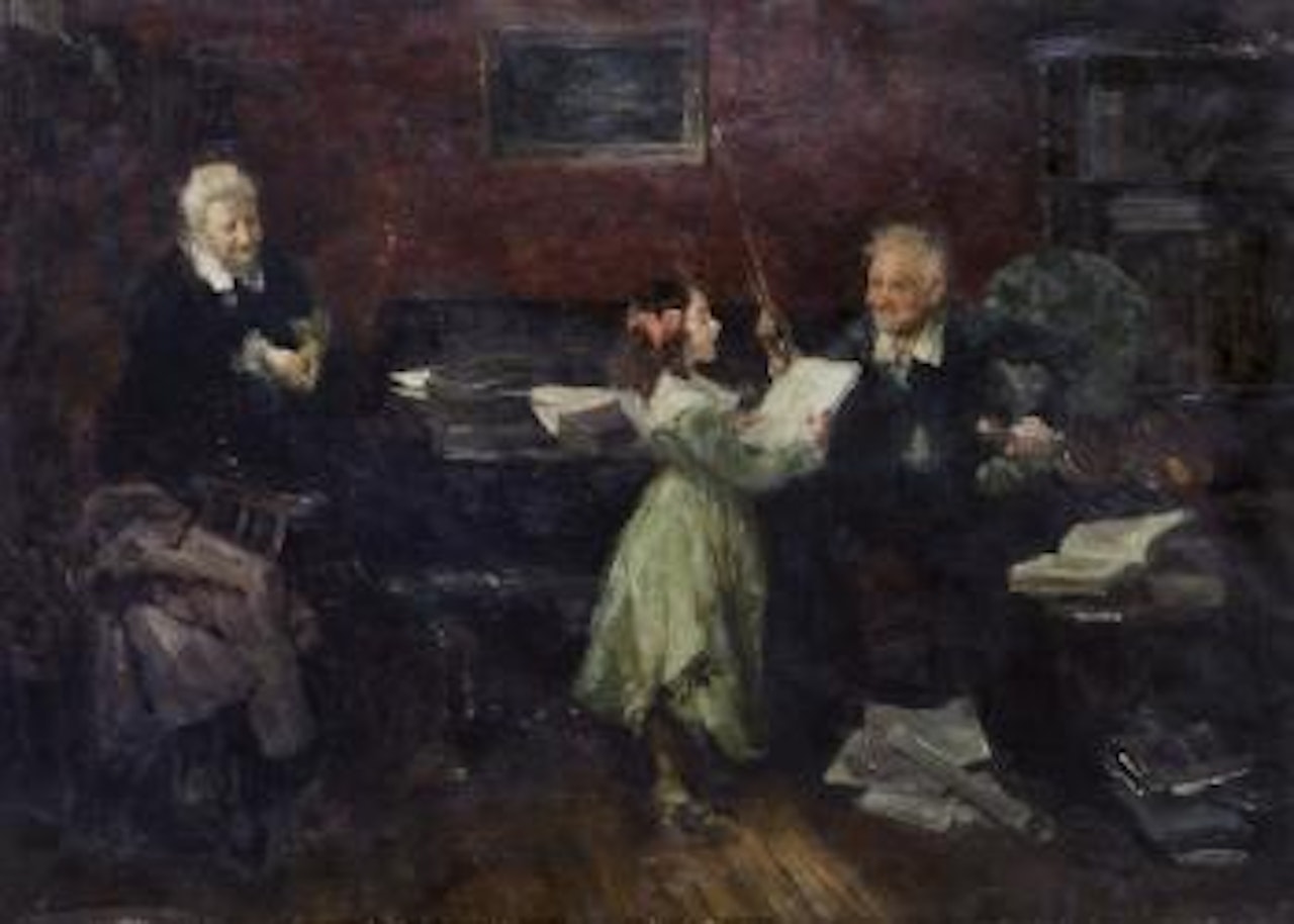 Lezione di musica by Italian School