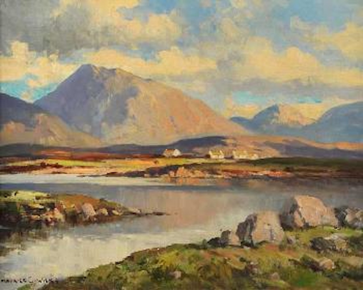 Cottages, Connemara by Maurice Canning Wilks