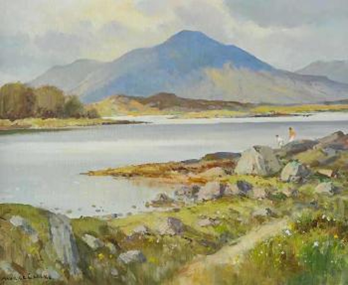 On Ballynakill Bay, Near Letterfrack, Connemara by Maurice Canning Wilks