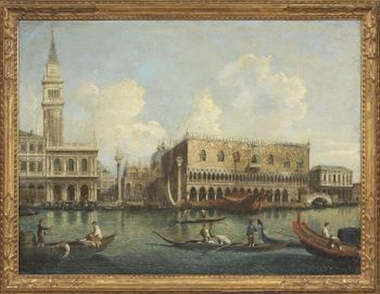 Il molo dal bacino di San Marco by Italian School