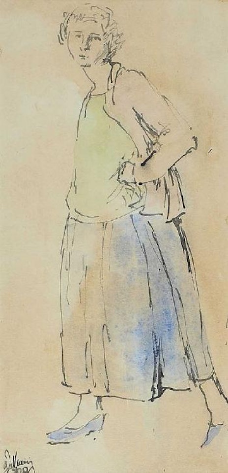 Portrait of a girl by William Conor