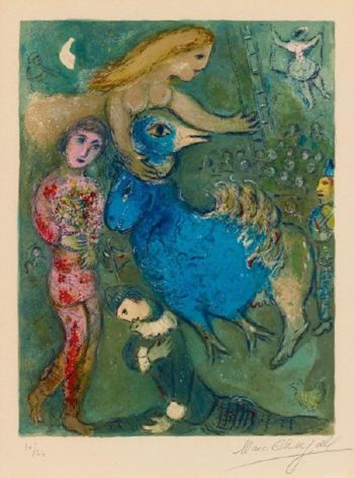 Frontispice, Le Cirque by Marc Chagall