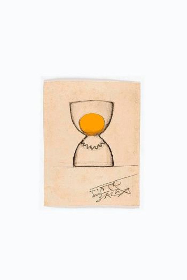Modello per portauovo [Study for eggcup] by Giacomo Balla