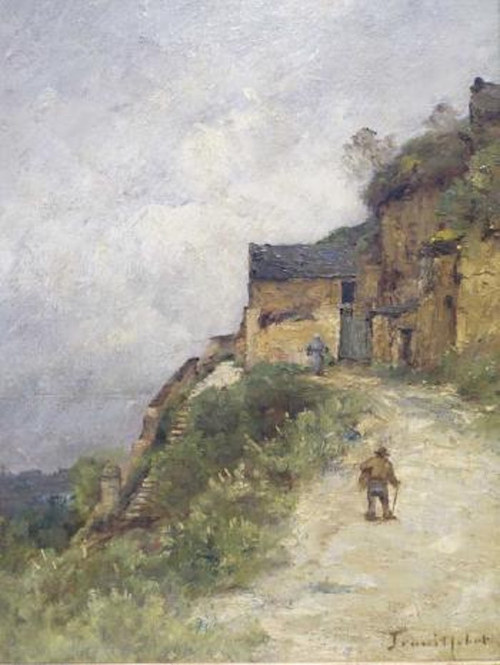 Paysan sur un chemin raide by Paul Désiré Trouillebert
