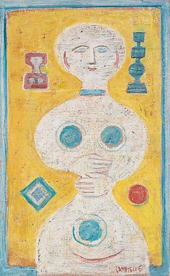 Idolo bianco [White idol] by Massimo Campigli