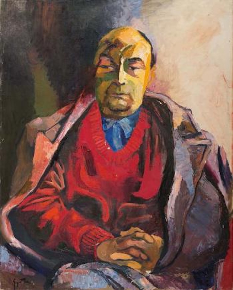 Ritratto di Pablo Neruda [Portrait of Pablo Neruda] by Renato Guttuso