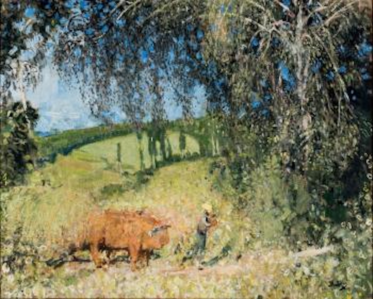Le retour des champs by Pierre Eugène Montezin