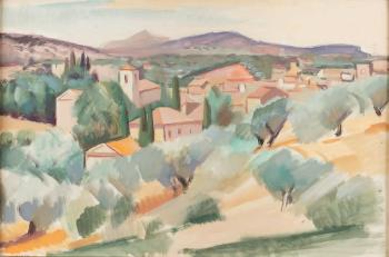 L’Oliveraie à Mirmande, Drôme by André Lhote