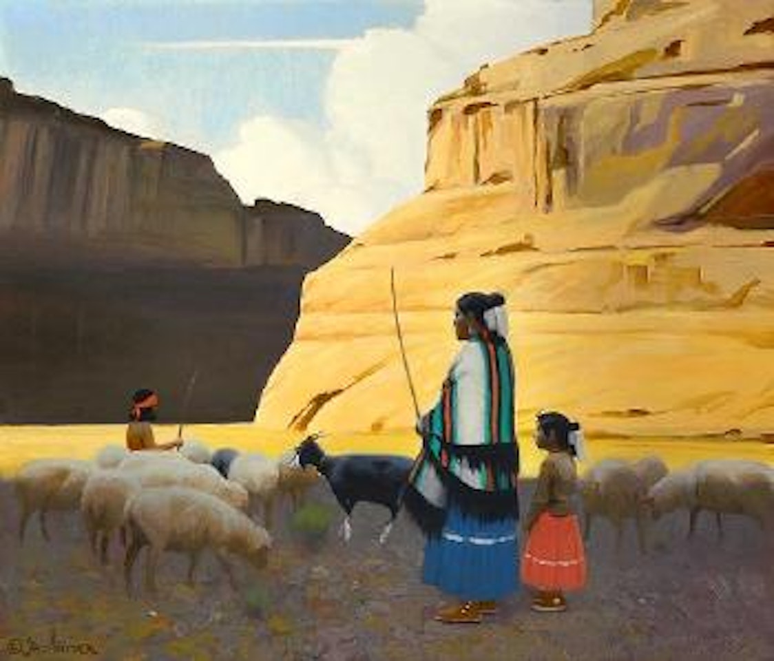 In the Shadow of the Canyon by Gerard Curtis Delano